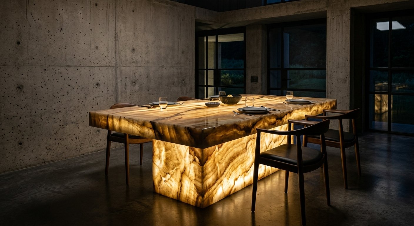 Table monolithique Onyx